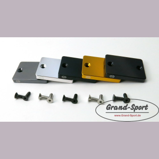 Cover GRAND-SPORT for disc brake master cylinder alu including silver screws